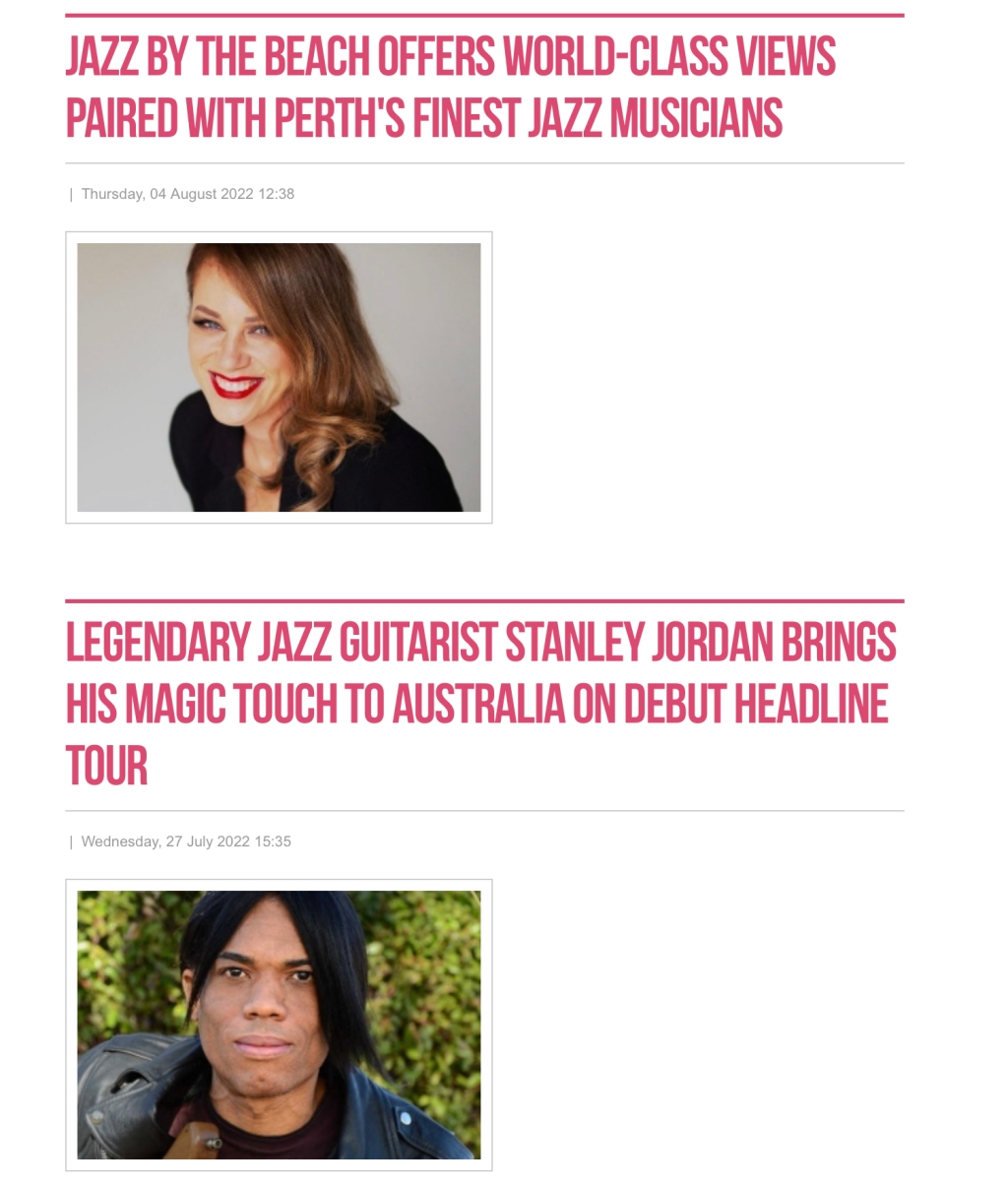 Scenestr interviews – Stanley Jordan and Jazz On The Beach (Perth)